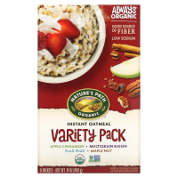 Nature's Path, Organic Instant Oatmeal, Variety Pack, 8 Packets, 50 g Each