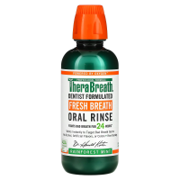 TheraBreath, Fresh Breath, Oral Rinse, Rainforest Mint, 16 fl oz (473 ml)