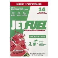 GAT, JetFuel®, Energy + Performance, энергетические палочки, арбуз, 14 пакетиков по 6,76 г (0,24 унции)
