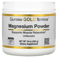 California Gold Nutrition, Магний в растворимом порошке с нейтральным вкусом, 247 г (8,7 унций)