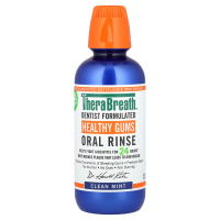 TheraBreath, Здоровые десны, ополаскиватель для рта, вкус мяты, 16 ж. унц. (473 мл)