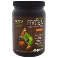 SoTru, Органический протеиновый коктейль, вкус шоколада, 588 г (20,7 унции)