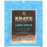 Krave, Gourmet Turkey Cuts, Lemon Garlic, 2.7 oz (76 g)