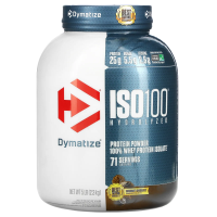 Dymatize Nutrition, Гидролизированный ISO 100 , 100% -ный сывороточный изолят ,протеина, гурманский шоколад, 5 фунтов (2,3 кг)