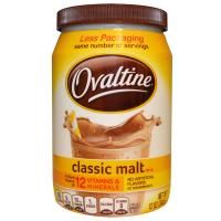 Ovaltine, Классический солодовый напиток, без кофеина, 12 унций (340 г)