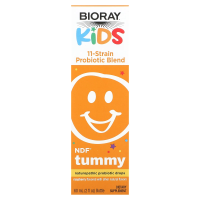 Bioray Inc., Для детей, NDF приводит живот в равновесие, 11 штаммов пробиотиков, ягодный ароматизатор, 2 ж. унц.(60 мл)