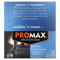 NuGo Nutrition, ProMax Protein Bar, протеиновый батончик, печенье и крем, 12 батончиков по 75 г (2,64 унции)