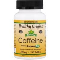 Healthy Origins, Натуральный кофеин, содержит InnovaTea, 200 мг , 240 таблеток