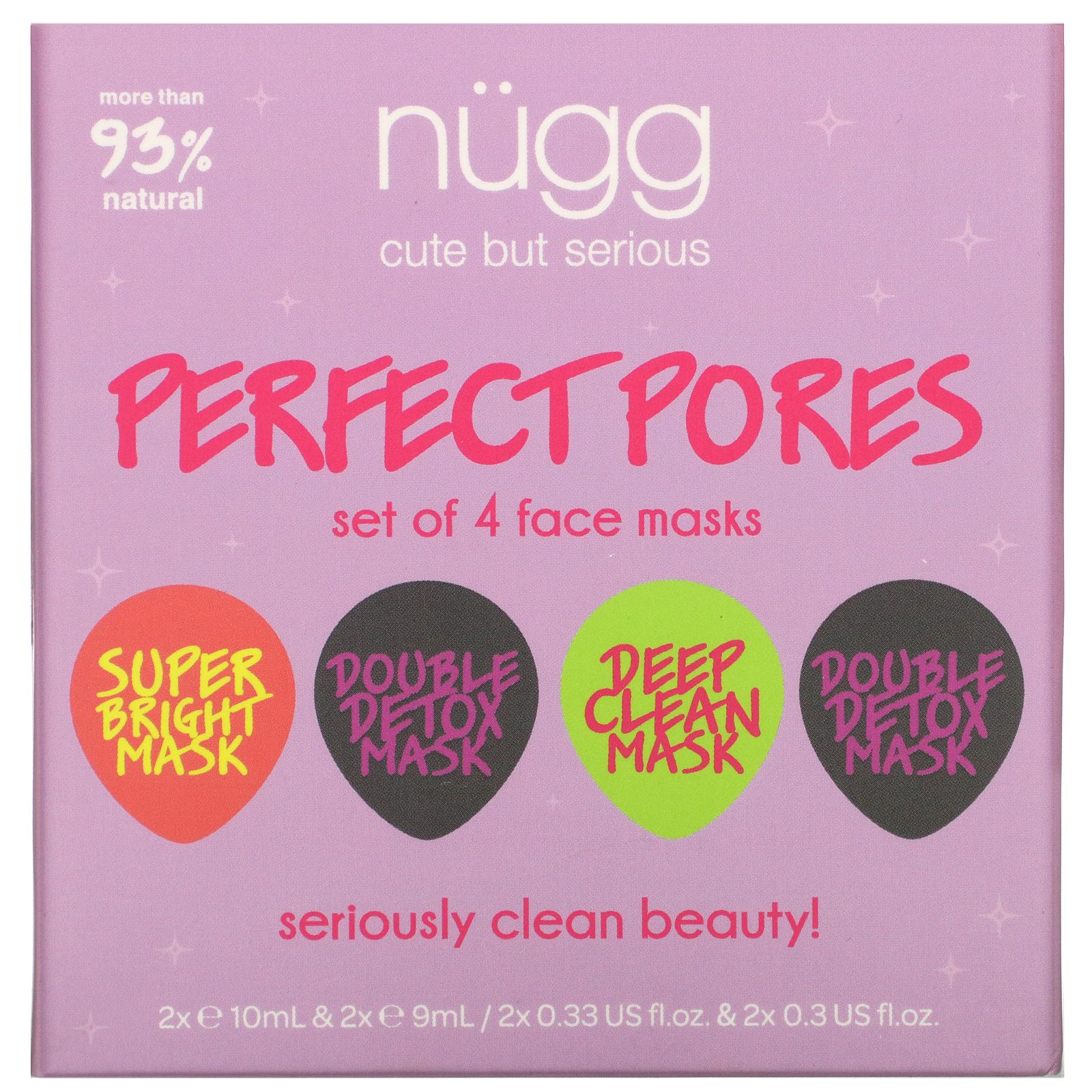 Nugg Skin Nugg, Perfect Pores, Face Mask Set, 4 Masks купить в Москве, выгодные ...