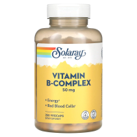 Solaray, Комплекс 50 с витаминами группы B, 250 вегакапсул