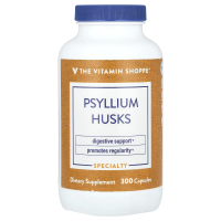 The Vitamin Shoppe, Шелуха семян подорожника, 300 капсул