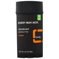 Every Man Jack, Дезодорант, Цитрус, 3,0 унции (88 г)