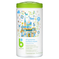 BabyGanics, Универсальные салфетки для протирания поверхностей, без запаха, 75 предварительно увлажненных салфеток