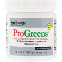 Nutricology, ProGreens, with Advanced Probiotic Formula, 10 Day Supply, 3 oz (85 g)