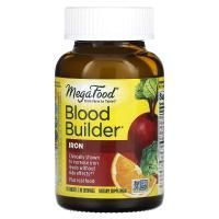 MegaFood, Blood Builder, Iron & Multivitamin Supplement, 30 Tablets