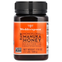 Wedderspoon, Лесной Мед Манука 100%, KFactor 16, 500 г