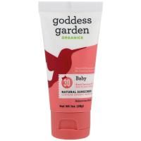 Goddess Garden, Органический, натуральный солнцезащитный крем, для младенцев, SPF 30, 1 унц. (28 г)