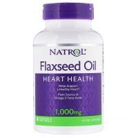Natrol, Масло льняных семечек, 1000 мг, 90 мягких капсул