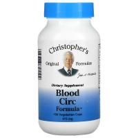 Christopher's Original Formulas, Формула для кровяной циркуляции 100 овощных капсул