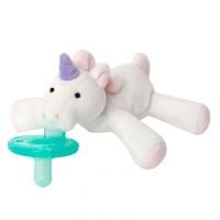 WubbaNub, Соска для младенцев, для детей 0–6 месяцев, Unicorn, 1 соска
