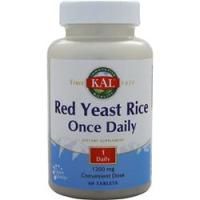 KAL, Красный дрожжевой рис (1200 мг) 60 таблеток