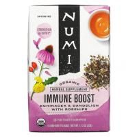 Numi Tea, Organic, Immune Boost, без кофеина, 16 чайных пакетиков без ГМО, 32 г (1,13 унции)