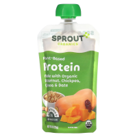 Sprout Organic, Детское питание, Этап 3, Мускатная тыква, нут, киноа, финики, 4 унц. (113 г)