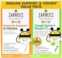 Zarbee's, Baby Immune Support & Cough Value Pack, 2 fl oz (59 ml) Each