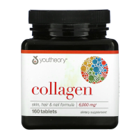Youtheory, Коллаген, 6000 мг, 160 таблеток