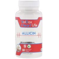 Allimax, HeartLife, аллицин, 500 мг, 60 вегетарианских капсул