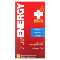 Redd Remedies, Энергия, TrueEnergy, 50 вегетарианских капсул
