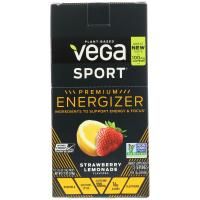 Vega, Sport, Энергетическое средство премиального качества, Клубничный лимонад, 12 упаковок, по 0,6 унц. (18 г) каждая