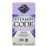 Garden of Life, Vitamin Code, сырые витамины для беременных, 180 вегетарианских капсул