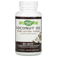 Nature's Way, Coconut Oil, Pure Extra Virgin, 4,000 mg, 120 Softgels