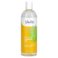 Life-flo, Средство для ухода за кожей, Фракционированное кокосовое масло, 16 жидких унций (473 мл)