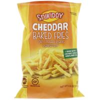 Snikiddy, Fries, Potato & Corn Snacks, Cheddar Cheese, 4.5 oz (127.6 g)