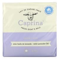 Caprina, Fresh Goat's Milk, Мыло, масло лаванды, 3 батончика, 3,2 унции (90 г)