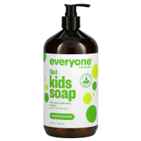 EO Products, Детское мыло для всего тела с тропическим кокосовым ароматом, 960 мл