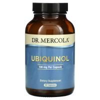 Dr. Mercola, Убихинол, Улучшенная биоактивность CoQ10, 100 мг, 90 Licaps капсул