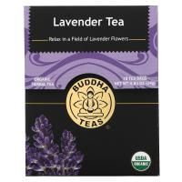 Buddha Teas, Органический травяной чай, лаванда, 18 чайных пакетиков, 24 г (0,83 унции)