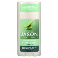 Jason Natural, Натуральный успокаивающий дезодорант-стик с  алоэ вера, 2.5 унций (71 г)