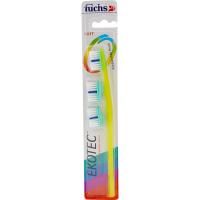 Fuchs Brushes, EkoTec Replaceable Head Soft Toothbrush with 2 Replaceable Heads