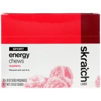 SKRATCH LABS, Sport Energy Chews, Raspberry, 10 Pack, 1.8 oz (50 g) Each