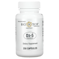 Bio Tech Pharmacal, Inc, D3-5 холекальциферол, 250 капсул