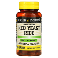 Mason Natural, Красный дрожжевой рис , 60 капсул