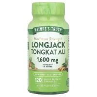 Nature's Truth, Longjack Tongkat Ali, максимальная сила действия, 1600 мг, 120 капсул быстрого высвобождения (800 мг в каждой капсуле)