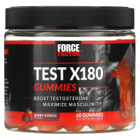 Force Factor, Test X180®, жевательные мармеладки, ягодный пунш, 60 жевательных таблеток