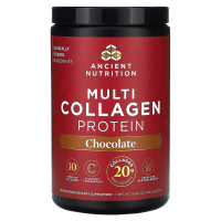 Dr. Axe / Ancient Nutrition, Multi Collagen Protein, Chocolate, 18.5 oz (525 g)