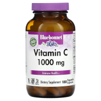 Bluebonnet Nutrition, Витамин C, 1000 мг, 180 растительных капсул