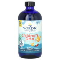 Nordic Naturals, ДГК (докозагексаеновая кислота) для детей, со вкусом клубники, 16 жидких унций (473 мл)